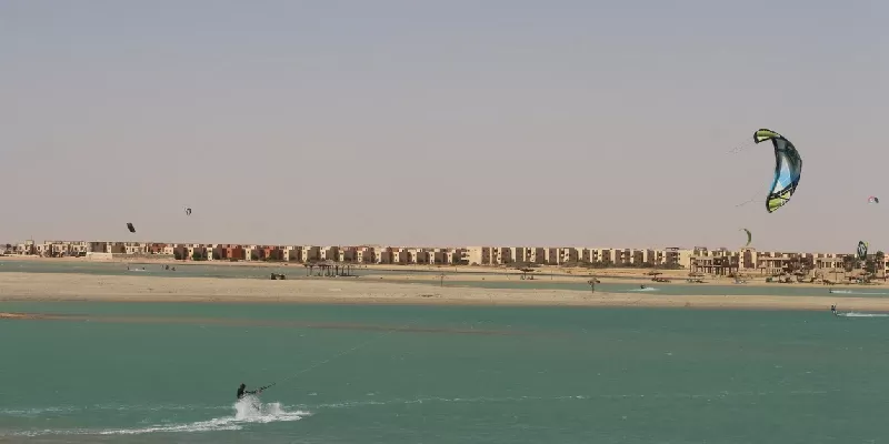 Kitesurf en el Gouna, Mar Rojo Egipto