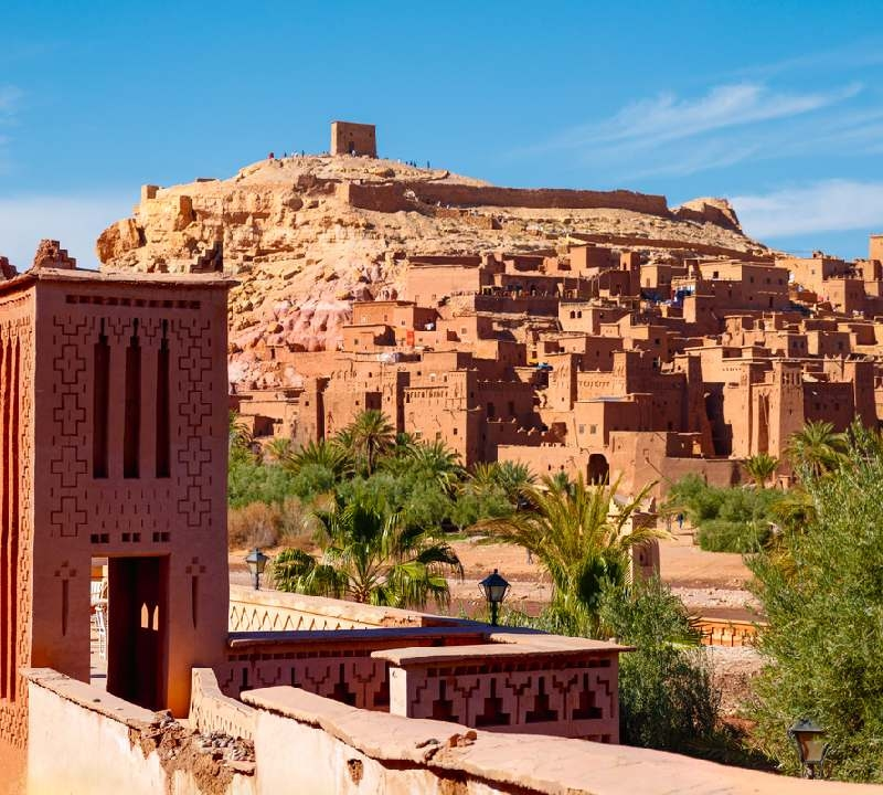 Ait Ben Haddou em Marrocos perto de Ouarzazate