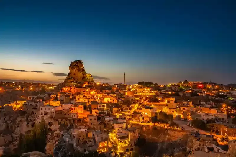 castello uchisar turchia , castello di uchisar