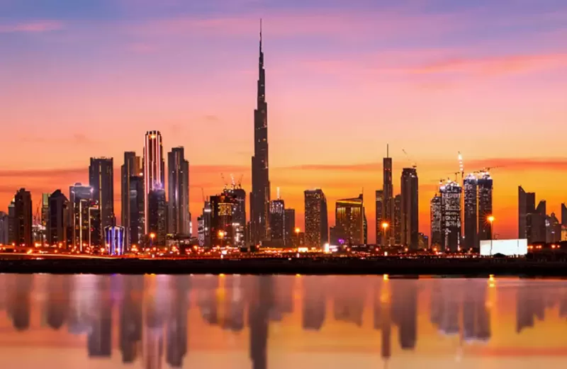 dubai di notte , Dubai grattacieli