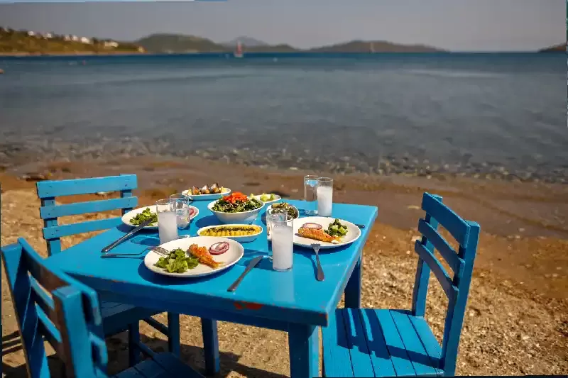 un ristorante al mare di bodrum , bodrum