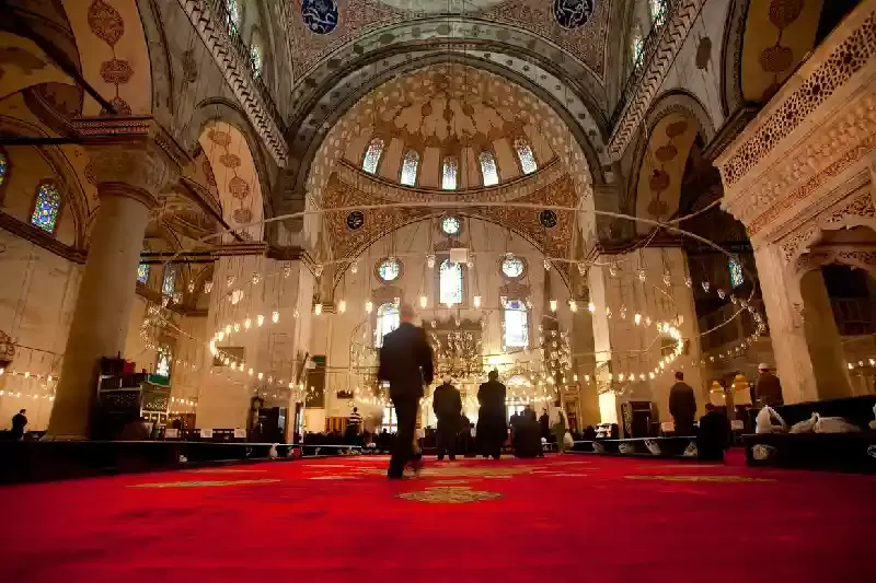 la moschea blu da dentro , la moschea blu 