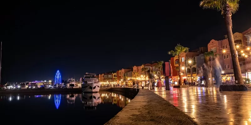 vida nocturna el el Gouna, Egipto Mar Rojo