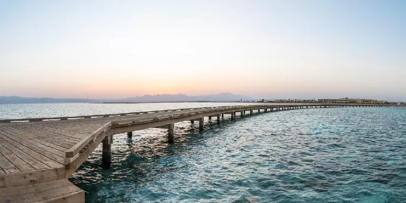 Vista de Soma bay, el Puerto de Safaga