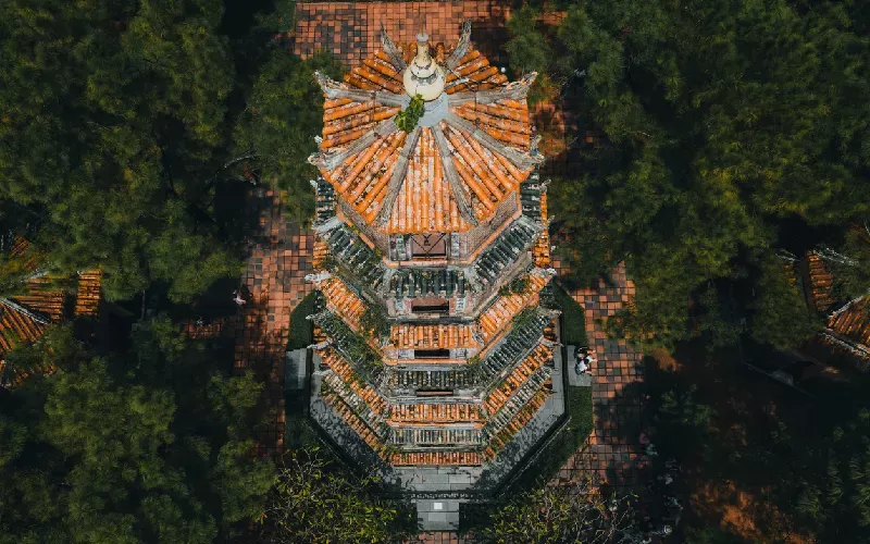 Thien Mu pagoda Hue, Vietnam