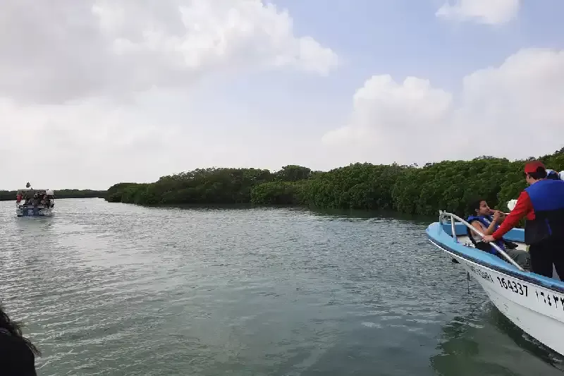 una barca a Jizan , Jizan arabia saudita