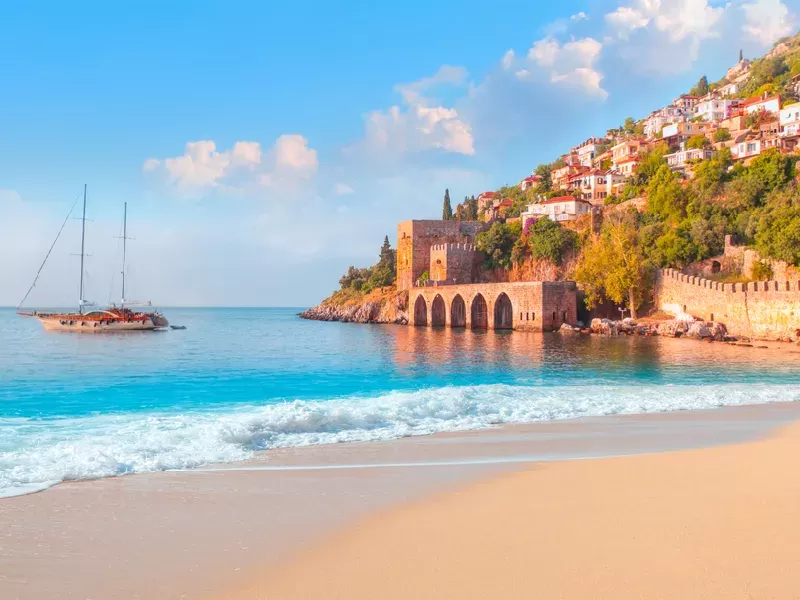 una spiaggia a Adalia , Adalia 