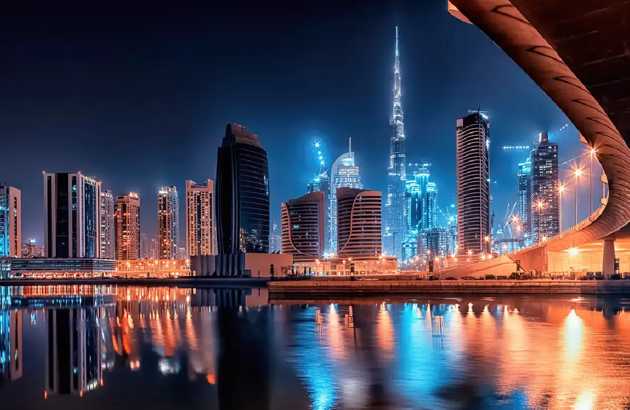 dubai di notte , Dubai grattacieli