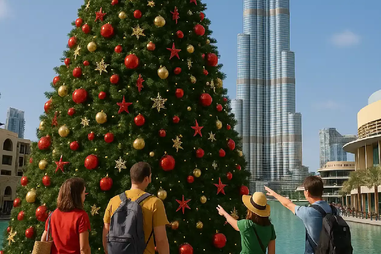festiggiare il natale a dubai , Natale a Dubai