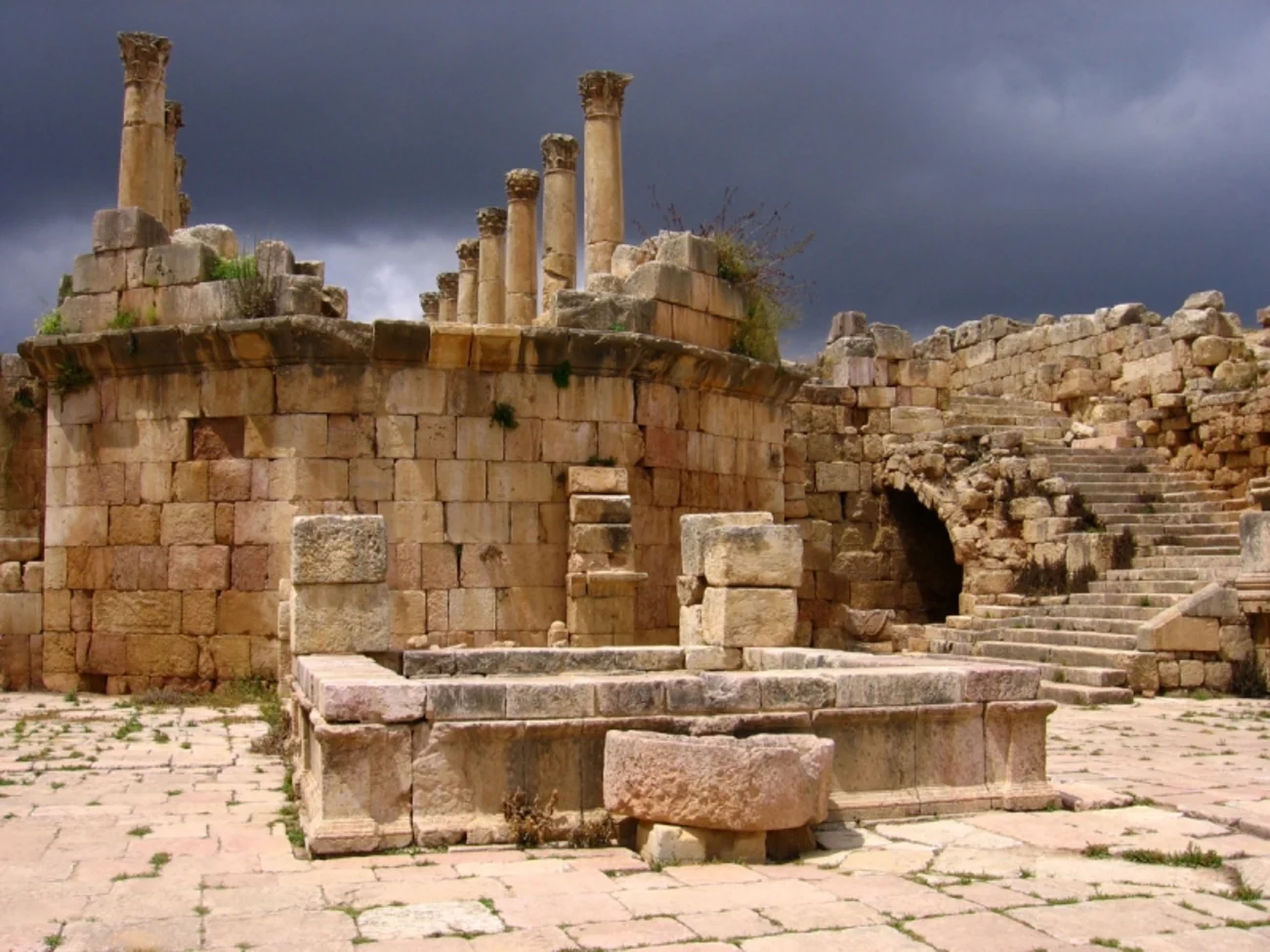 The Cathedral of Jerash Jordan