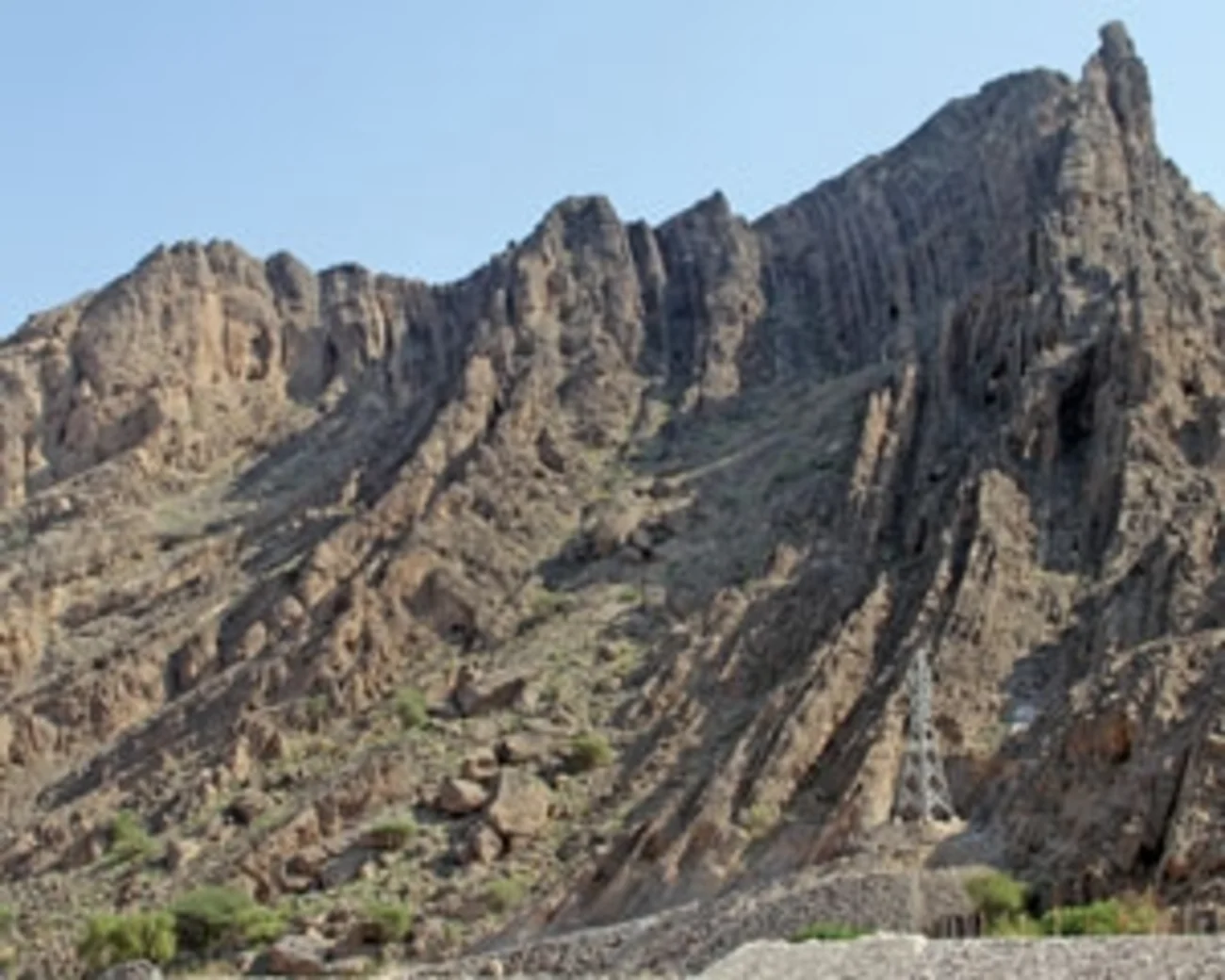 Mega syncline in Oman