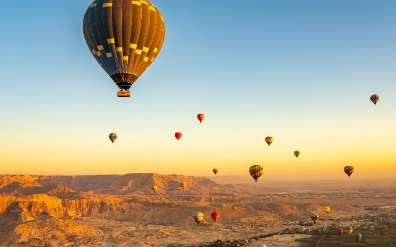 Hot Air Balloon Ride in Luxor Egypt