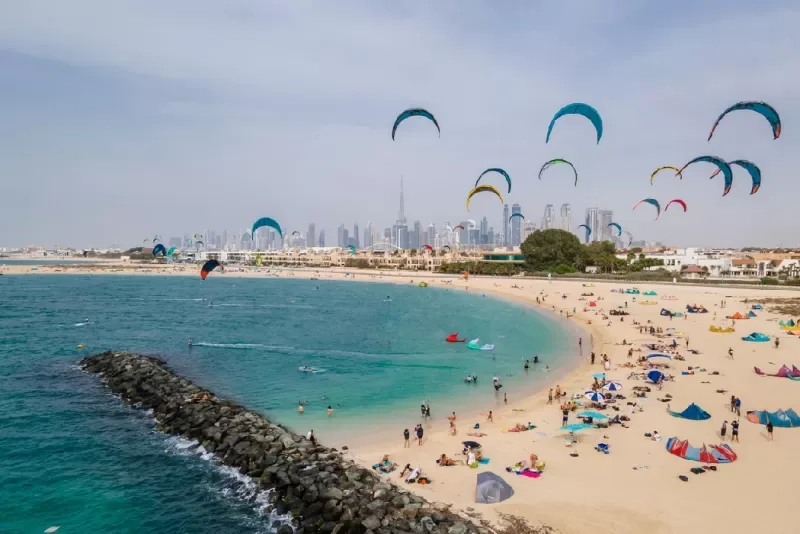 Playas en Dubái: Kite Beach