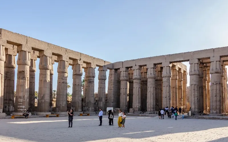 The Sun Court of Amenhotep III in Luxor