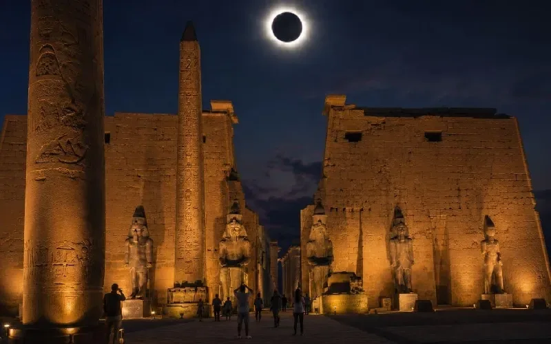 Croisière sur le Nil pour observer l'Éclipse Solaire Totale en Égypte
