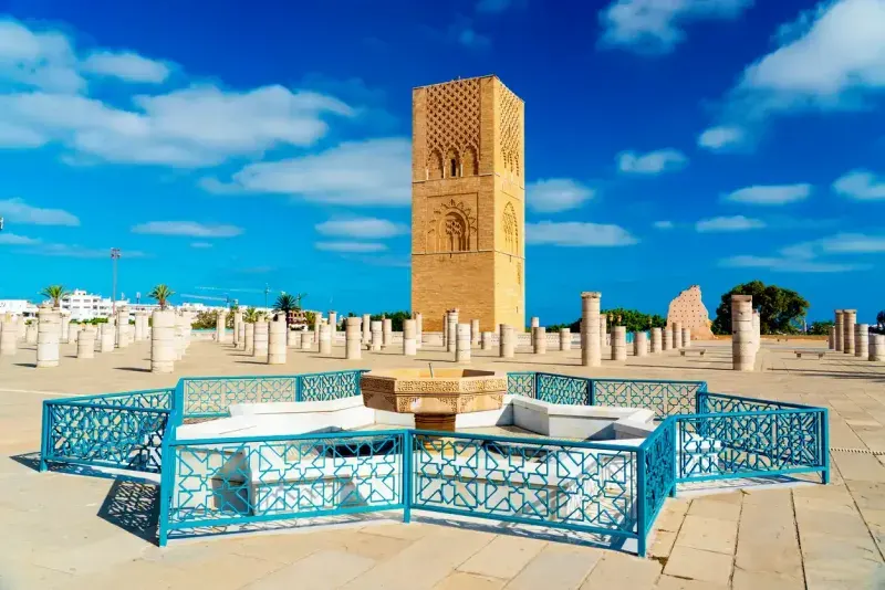 Hassan Tower in Rabat, Morocco