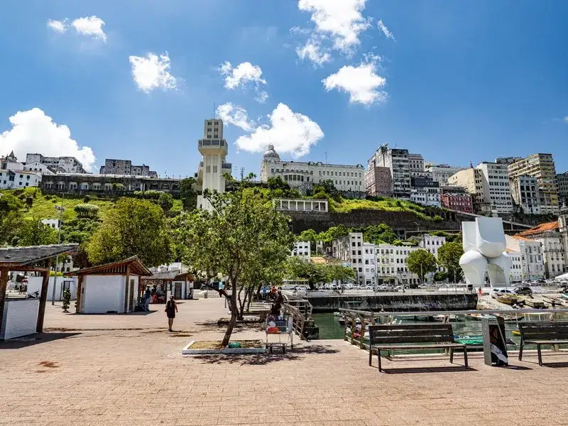 The lower part of town Cidade Baixa connected with the upper part Cidade Alta