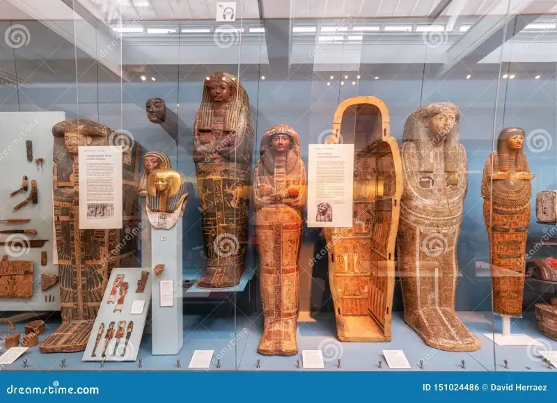 Múmias Egípcias em Museu