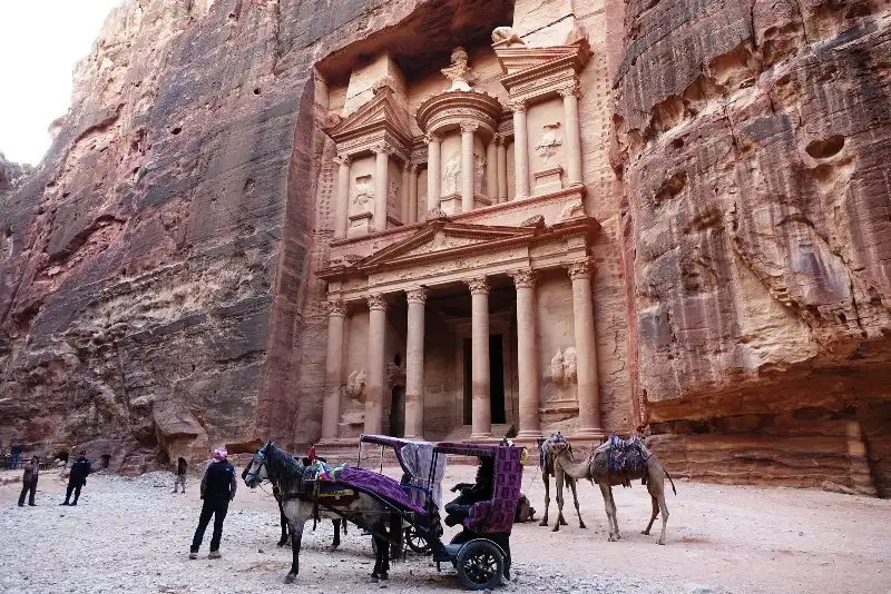The Treasury (El Khazneh) in Petra