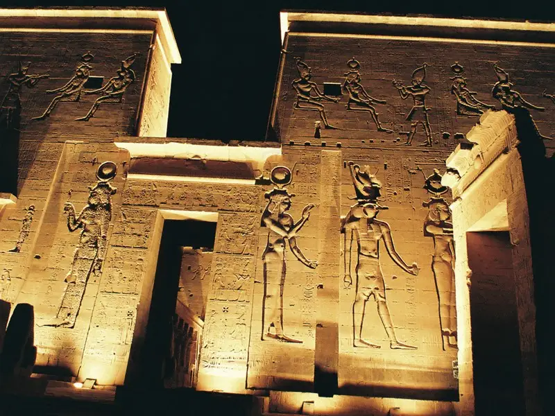 Spectacle de Son et Lumière à Philae