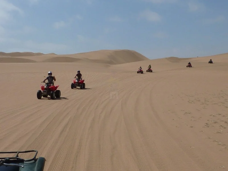 クワッドバイクにて砂漠サファリツアー