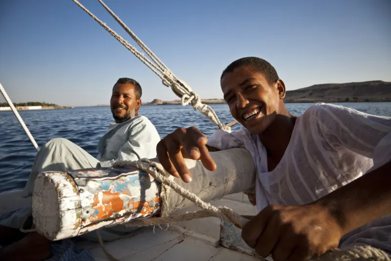 Felucca Ride on The Nile in Aswan