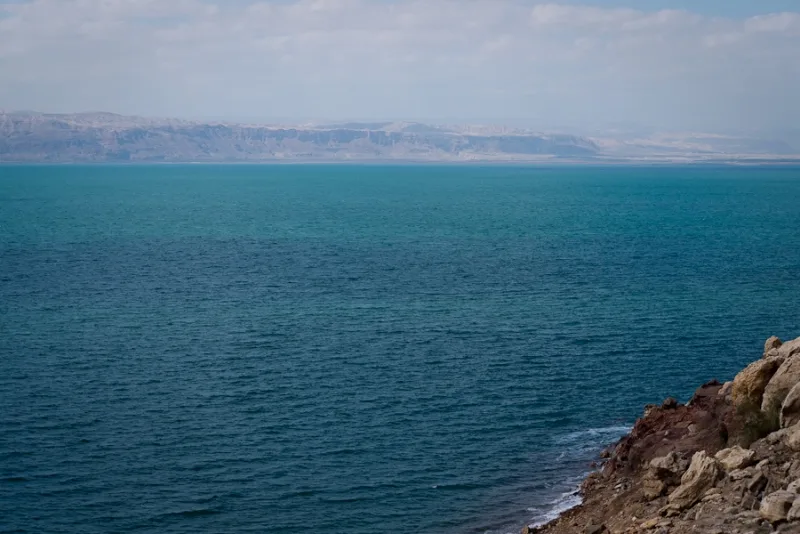 地球で最も低いポイント（死海）、ヨルダン