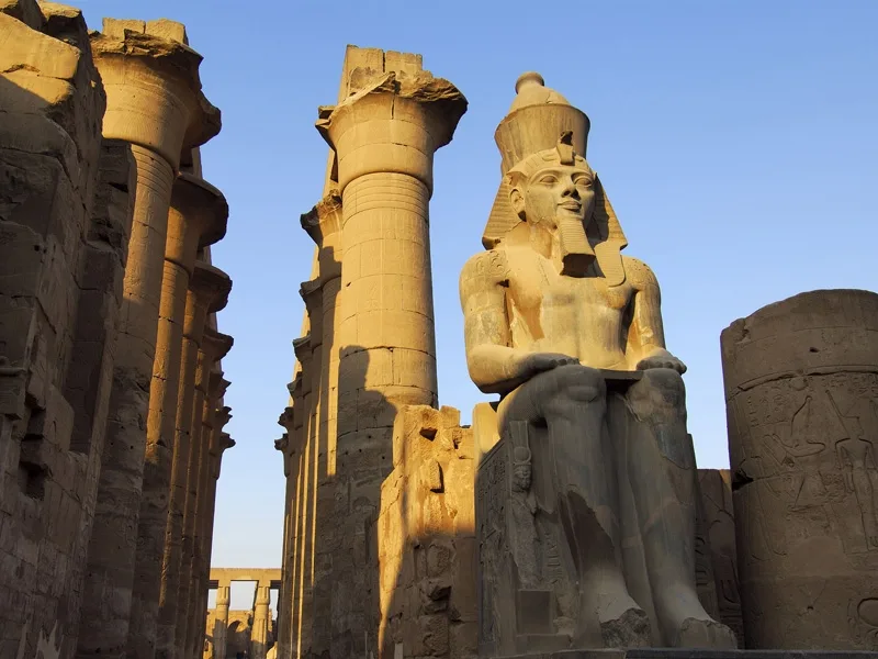Ramses II Statue in Luxor Temple Ramses II Statue in Luxor Temple