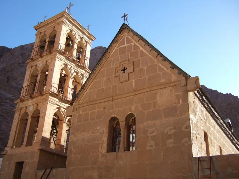 St. Catherine Monastery from outside St. Catherine Monastery from outside