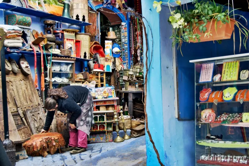 The souks in Chefchaouen