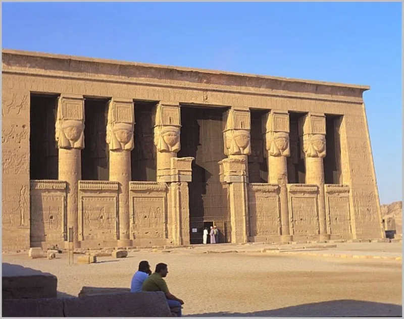 The Temple of Abydos in Egypt