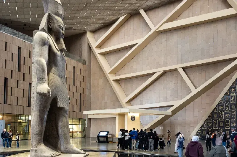 Grand Egyptian Museum (GEM) in Gizeh
