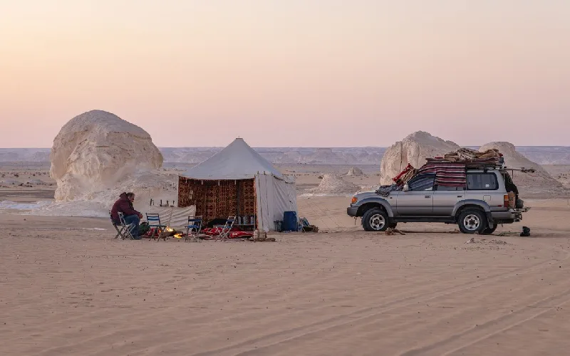 White Desert of western Egypt