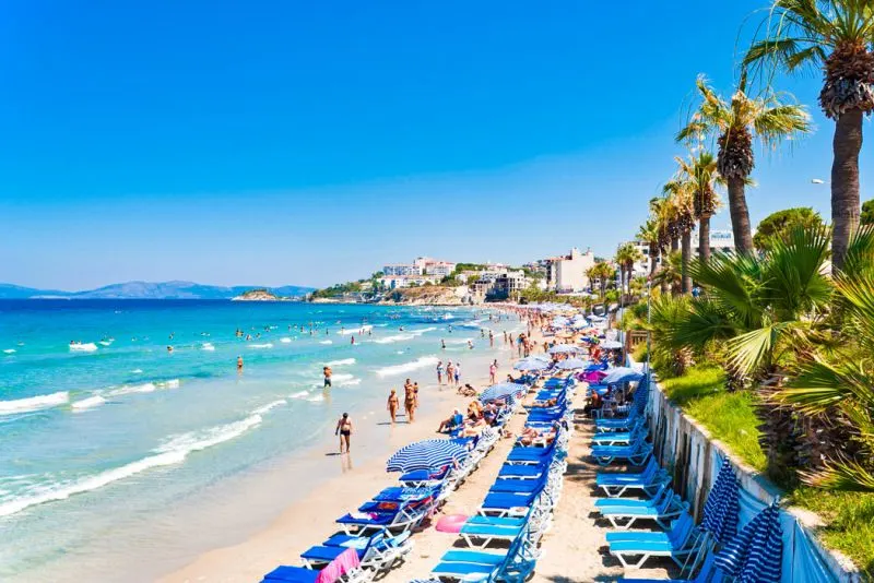 Ladies beach in Kusadasi 