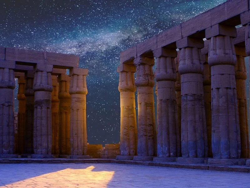 Show de luz e som no Templo de Karnak