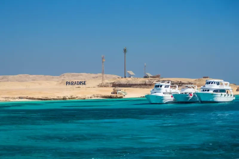 la Isla Paradise en Hurgada
