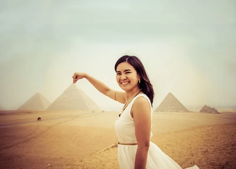 Giza Pyramids in Cairo