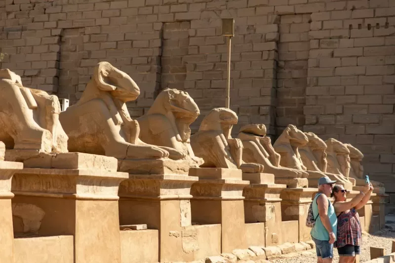 Pareja en Egipto