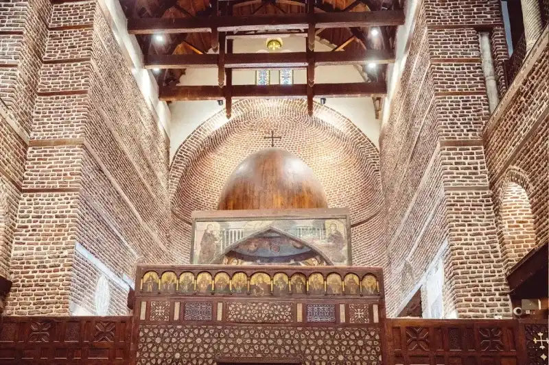 Historische Kirche in Alexandria, der Wiege des ägyptischen Christentums