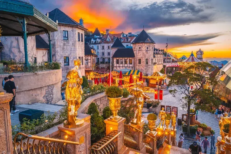 French village in Ba Na Hills Park
