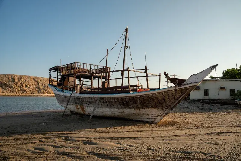 Fabbrica dei Dhow oman