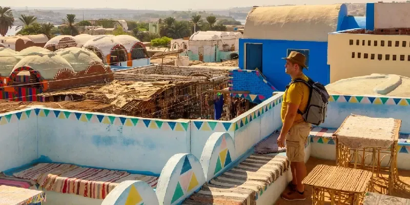 Casas de pueblos nubios en Egipto, Como vestir en Egipto