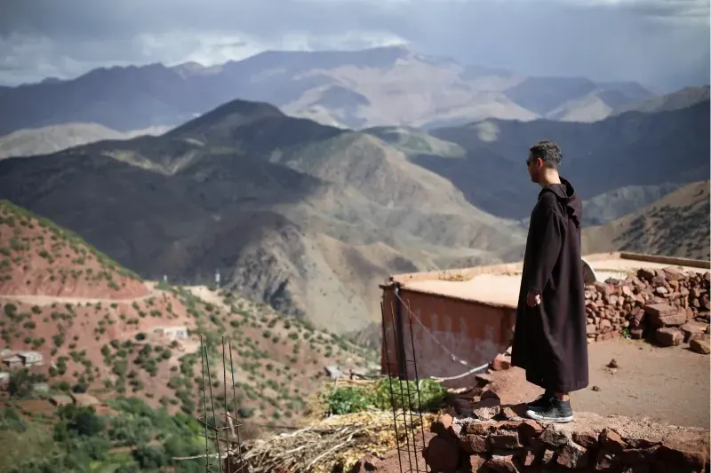 Uomo in Morocco