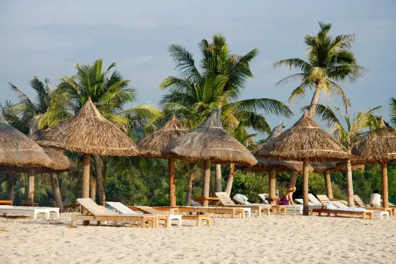 Playa tropical en la isla de Phu Quoc, en Vietnam.