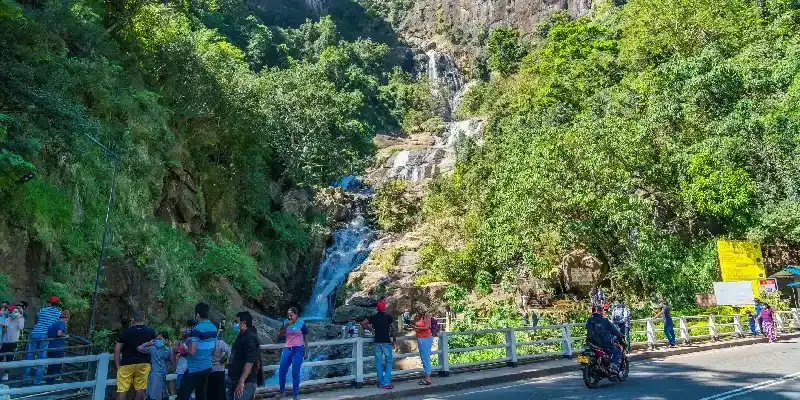 Las Cataratas Ravana, Sri Lanka.
