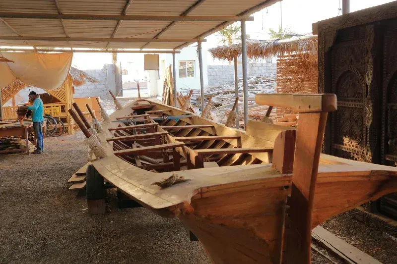 Fabbrica dei Dhow oman