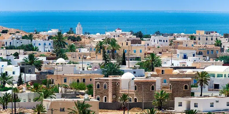 Isla de Djerba, Pueblo de Guellala, Túnez. 