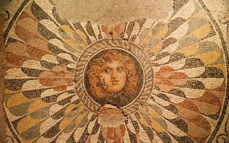 Famous fresco in the Alexandria museum