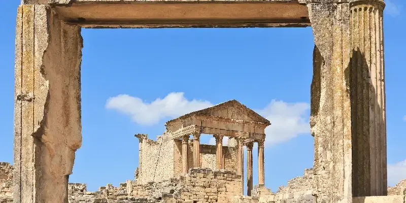 Túnez: el Capitolio romano en Dougga
