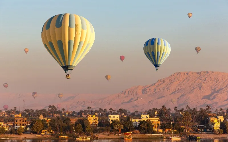 Hot Air Balloon in Luxor 